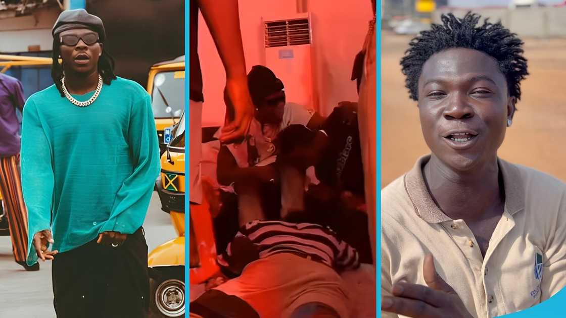 Stonebwoy, Stonebwoy's fan, Dr Louisa, Stonebwoy and Dr Louisa, BHIM festival, Ghanaian musician Stonebwoy, Stonebwoy's fan, Dr Louisa, Stonebwoy and Dr Louisa, BHIM festival, Ghanaian musician