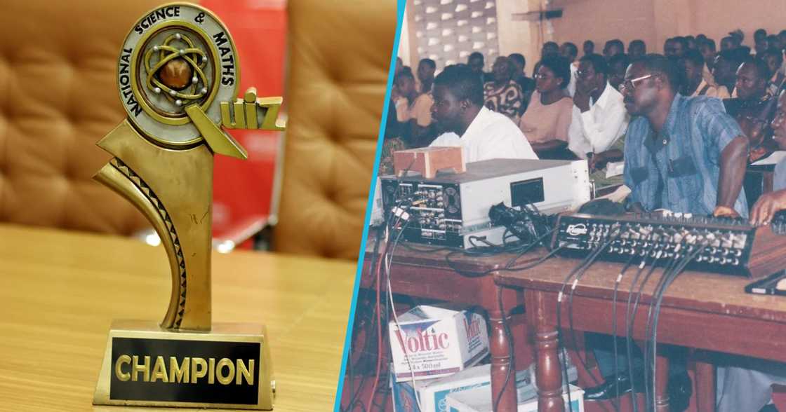 Photo of NSMQ trophy. Photo of NSMQ trophy.