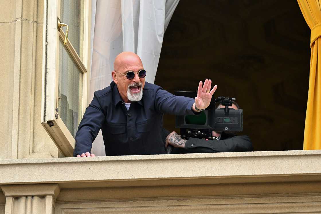 Howie Mandel is seen at an "America's Got Talent" taping Howie Mandel is seen at an "America's Got Talent" taping