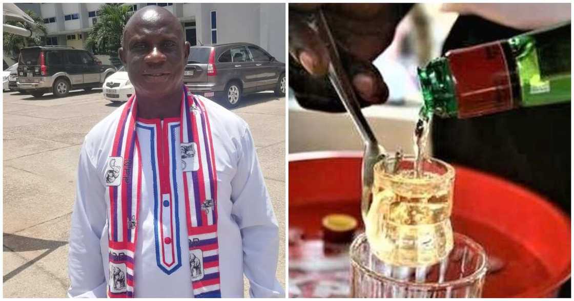 A leading NPP stalwart is lamenting the general state of hardships in the Ghanaian economy, evident in the price of Akpeteshie, which now sells for GH¢4