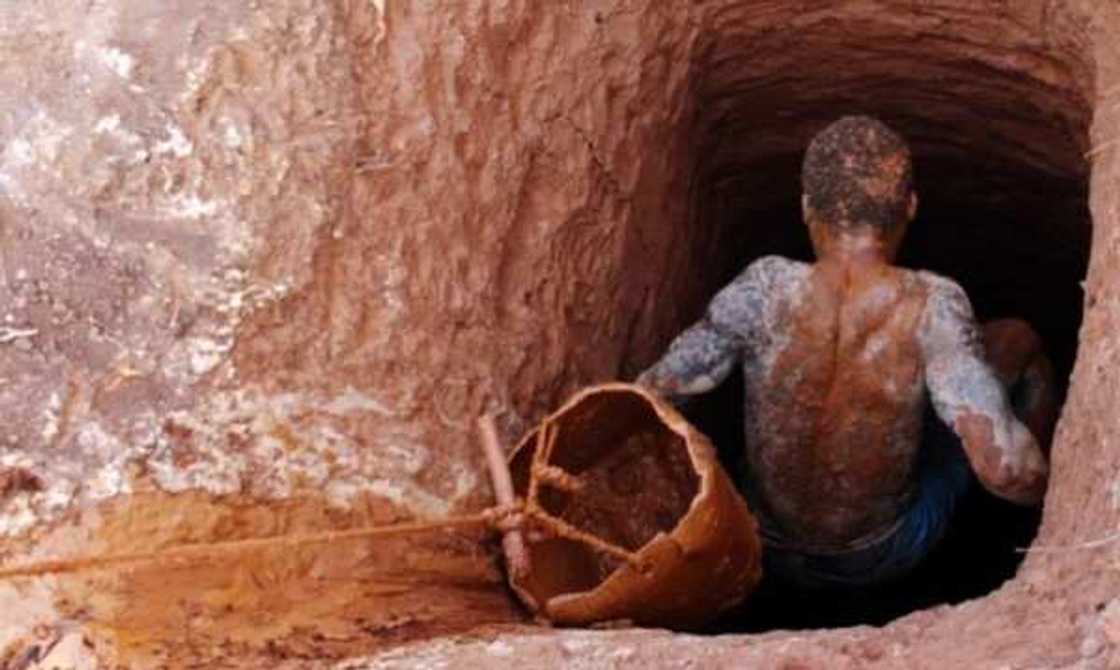 15 'galamseyers' trapped in mining pit at Bremang, 3 confirmed dead 15 'galamseyers' trapped in mining pit at Bremang, 3 confirmed dead