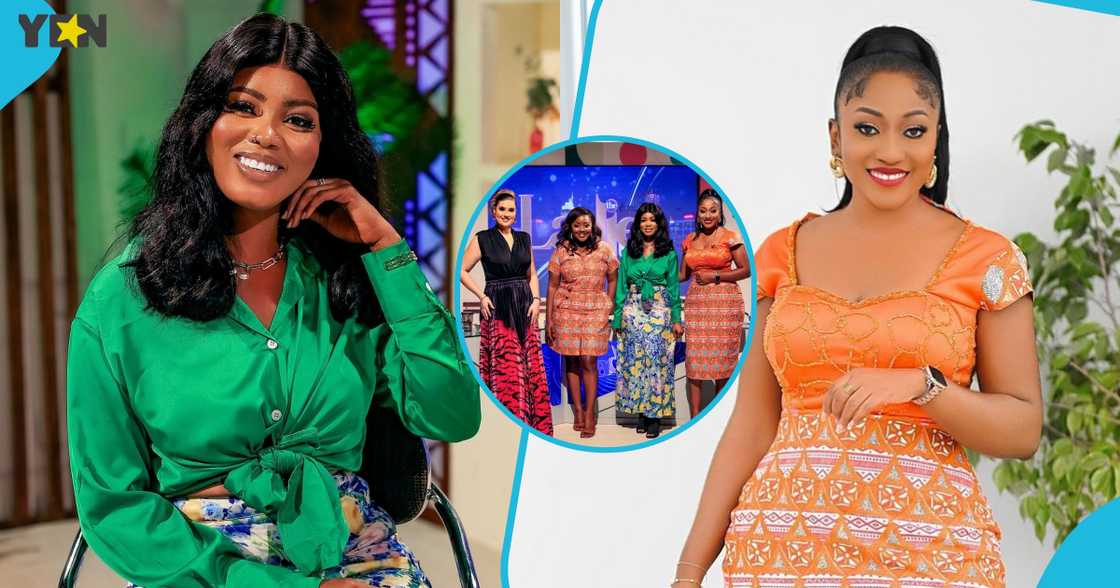 Perfect Match Xtra winners Grace and TV3 presenter Anita Akuffo Perfect Match Xtra winners Grace and TV3 presenter Anita Akuffo