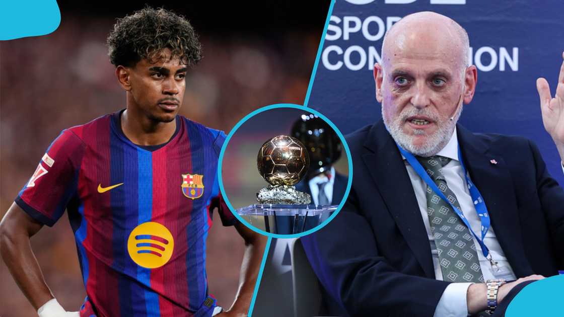 Ballon d'Or 2026, Javier Tebas, Rodri, Lamine Yamal
Kylian Mbappe, Harry Kane, Rodri 2026 World Cup performances, Rodri wins Golden Ball, La Liga president, Lamine Yamal wins Best Player in La Liga. Ballon d'Or 2026, Javier Tebas, Rodri, Lamine Yamal
Kylian Mbappe, Harry Kane, Rodri 2026 World Cup performances, Rodri wins Golden Ball, La Liga president, Lamine Yamal wins Best Player in La Liga.