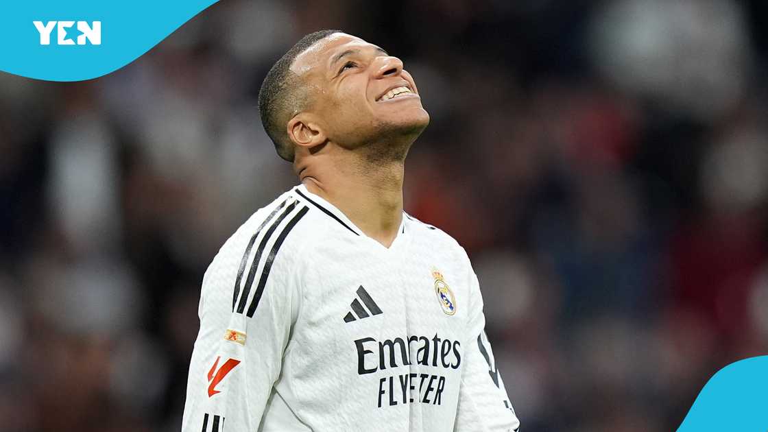Kylian Mbappe is Real Madrid's leading goal scorer in the 2024/25 season. Kylian Mbappe is Real Madrid's leading goal scorer in the 2024/25 season.