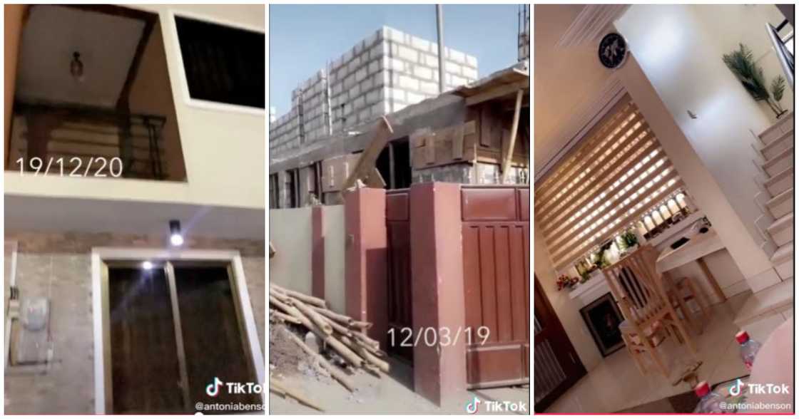 TikToker flaunts house her mum built in Ghana in less than two years TikToker flaunts house her mum built in Ghana in less than two years
