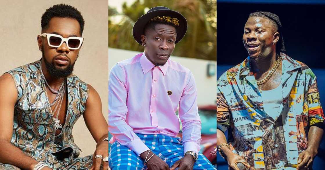 Old Photo of when Shatta Wale, Stonebwoy, Reggie Rockstone, and Patoranking were small boys drops; fans React Old Photo of when Shatta Wale, Stonebwoy, Reggie Rockstone, and Patoranking were small boys drops; fans React