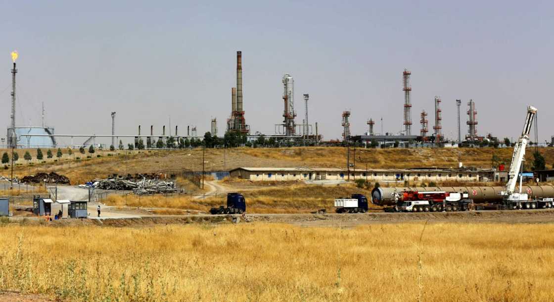 Kurdistan's oil production amounts to just over 450,000 barrels per day Kurdistan's oil production amounts to just over 450,000 barrels per day