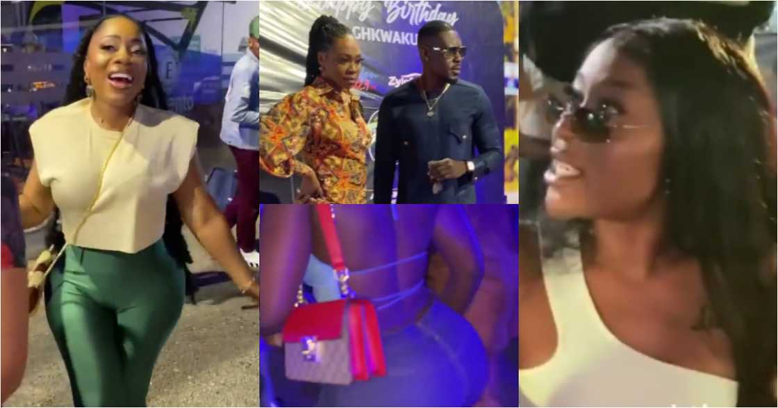 Hajia Bintu, Moesha, Efia Odo, other stars storm blogger Ghkwaku's party as he marks his b'day