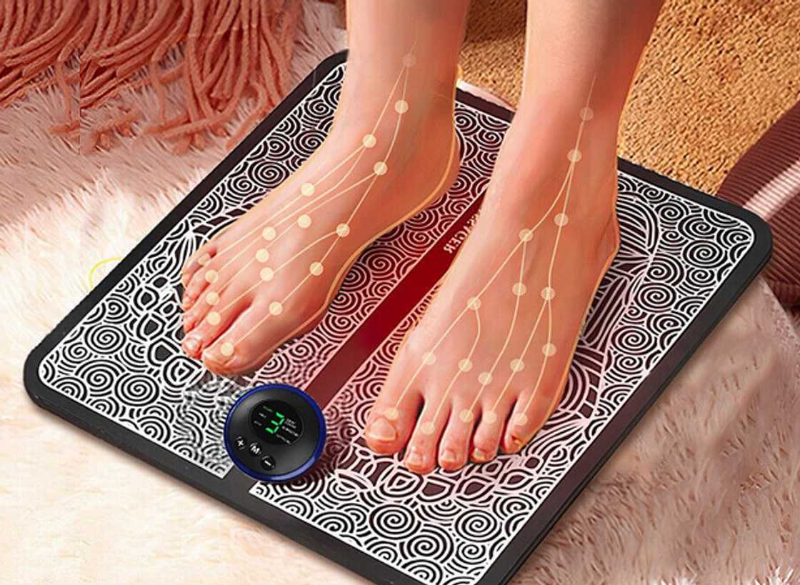 A foot massager A foot massager
