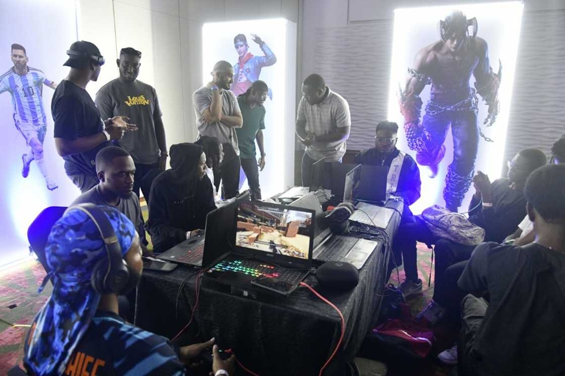 Competitors battled it out with popular eSports games like Call of Duty mobile, Street Fighter and the FIFA game Competitors battled it out with popular eSports games like Call of Duty mobile, Street Fighter and the FIFA game