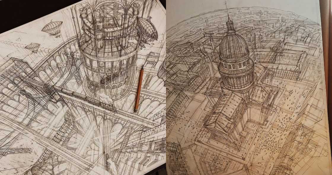 Augustine Owusu Mensah: Teacher from Takoradi is an expert at complex penciled artworks Augustine Owusu Mensah: Teacher from Takoradi is an expert at complex penciled artworks