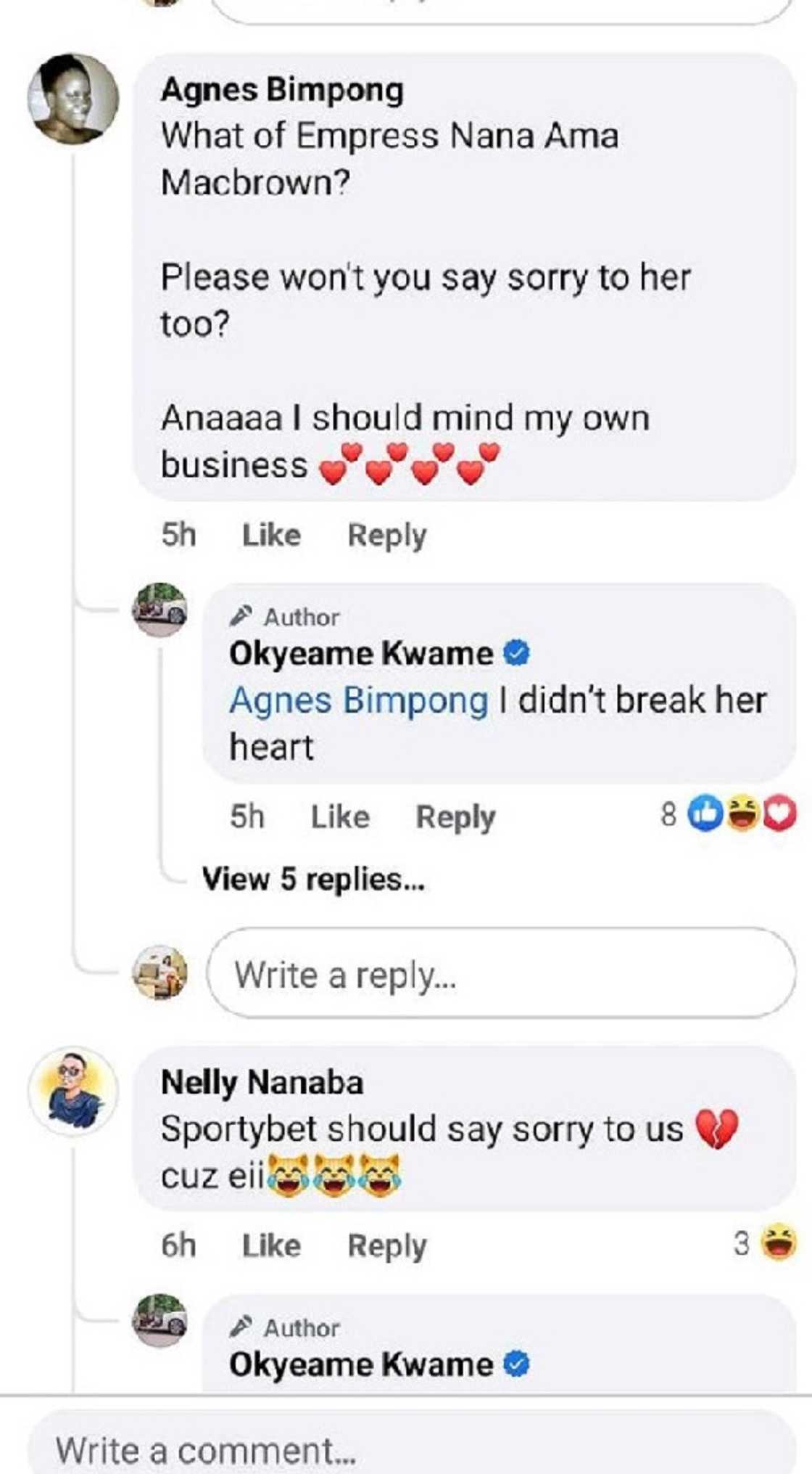 Okyeame Kwame speaks on Nana Ama McBrown breakup Okyeame Kwame speaks on Nana Ama McBrown breakup
