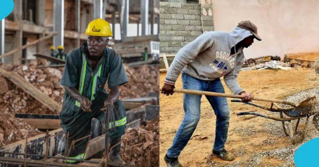 Construction labourer asks God for favour