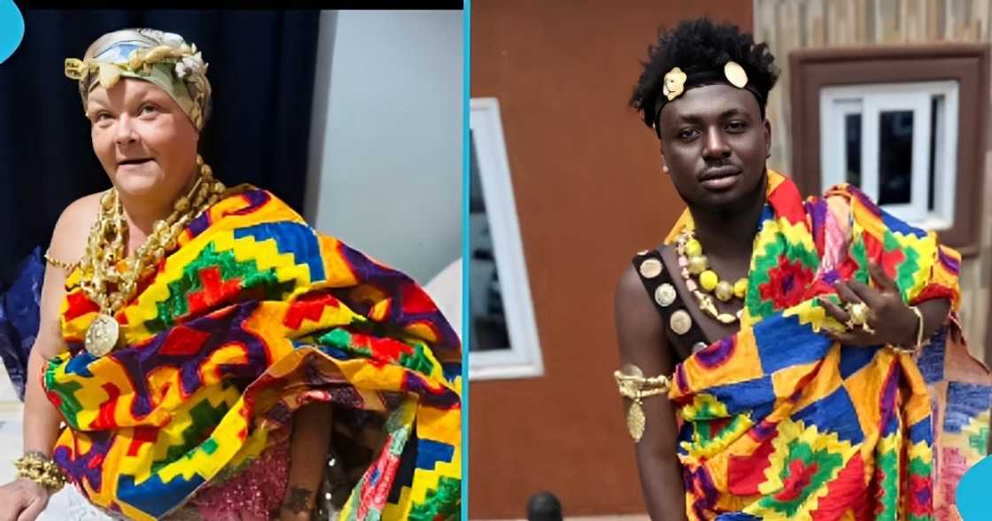 Obroni girlfriend, Ghanaian man, marries, meeting in Ghana, traditional marriage, interracial marriages Ghana