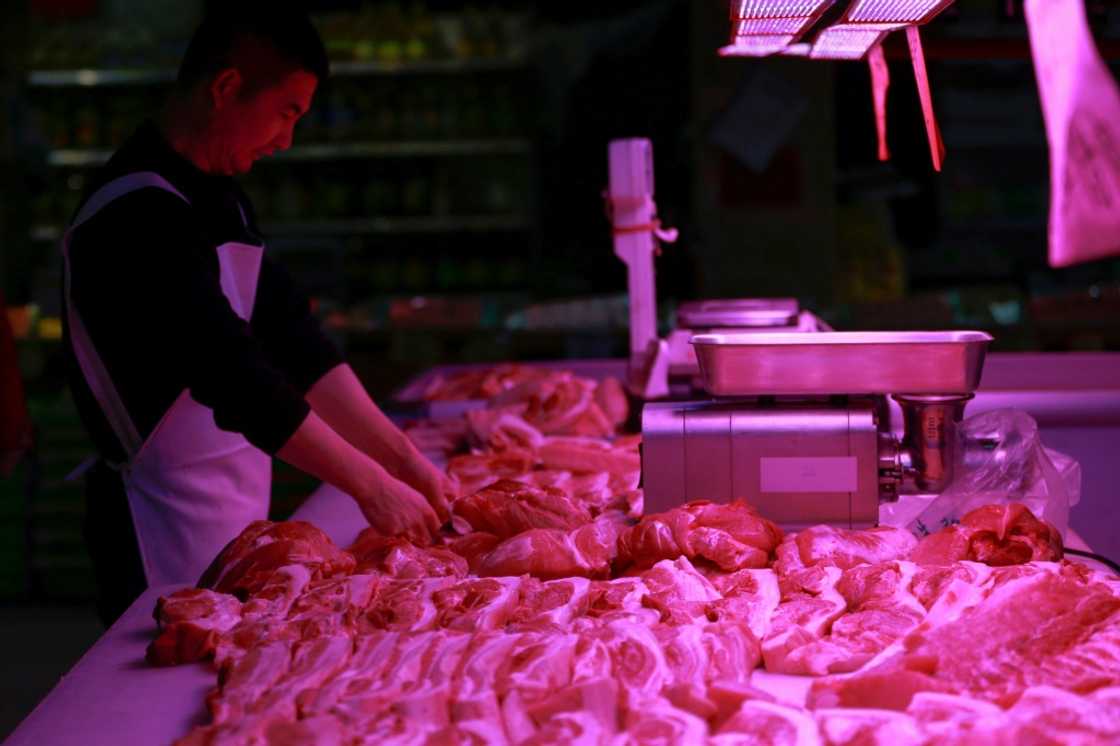 A surge in pork prices has kept China's consumer inflation at a two-year high A surge in pork prices has kept China's consumer inflation at a two-year high
