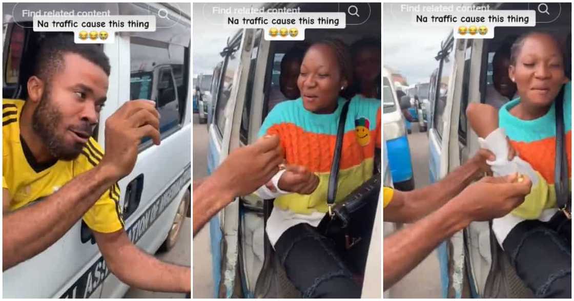 Imo driver, proposes to lady in another vehicle