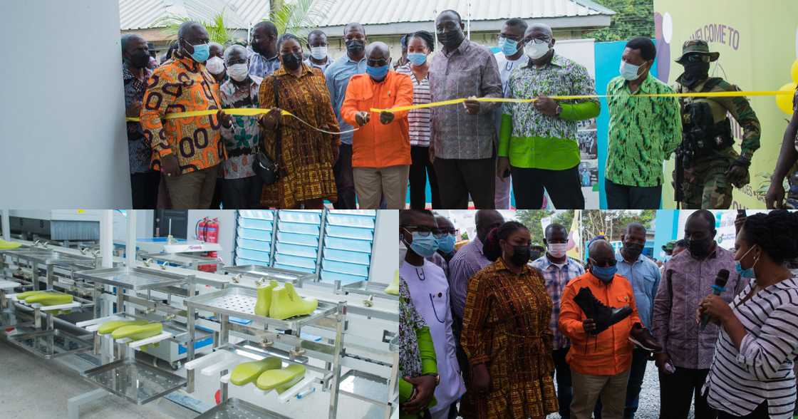 Akufo-Addo commissions shoe factory Akufo-Addo commissions shoe factory