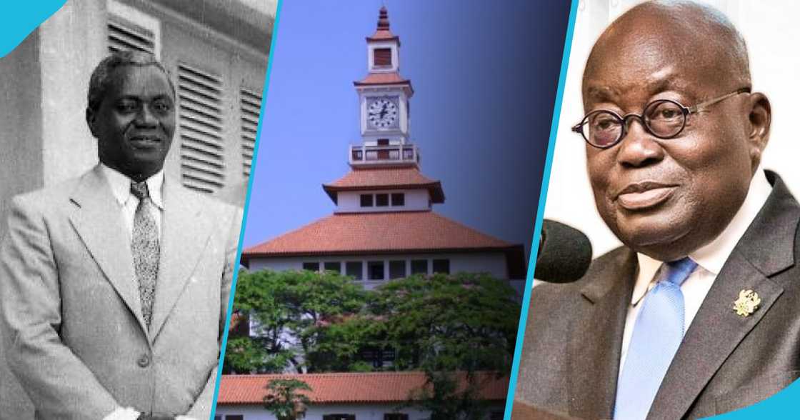Akufo-Addo hints University of Ghana may soon be named after JB Danquah. Akufo-Addo hints University of Ghana may soon be named after JB Danquah.