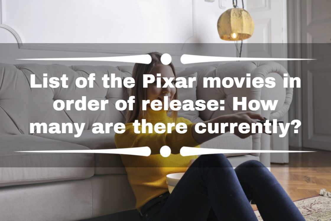 Pixar movies in order of release