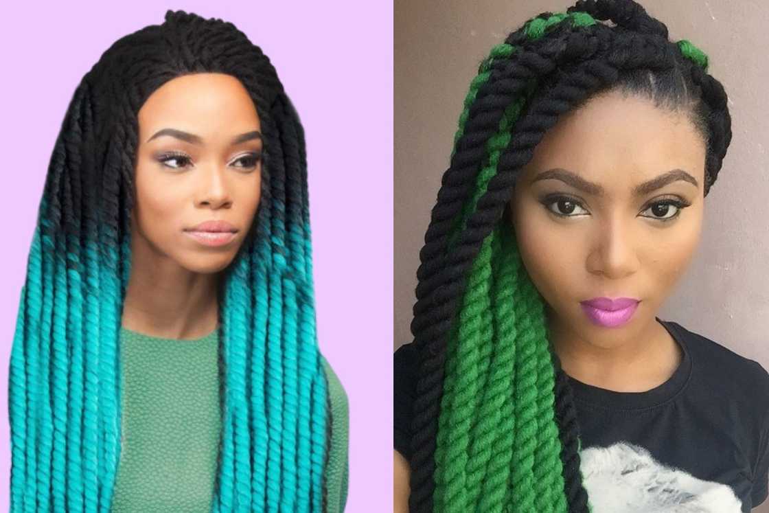 Afro Kinky Twist braids Afro Kinky Twist braids