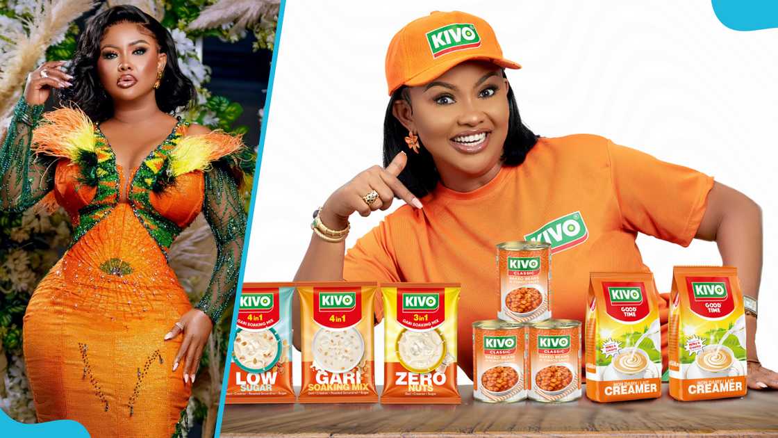 Kivo Gari, Nana Ama McBrown, Procus Ghana, Ambassadorial Deal, Kivo Products Kivo Gari, Nana Ama McBrown, Procus Ghana, Ambassadorial Deal, Kivo Products