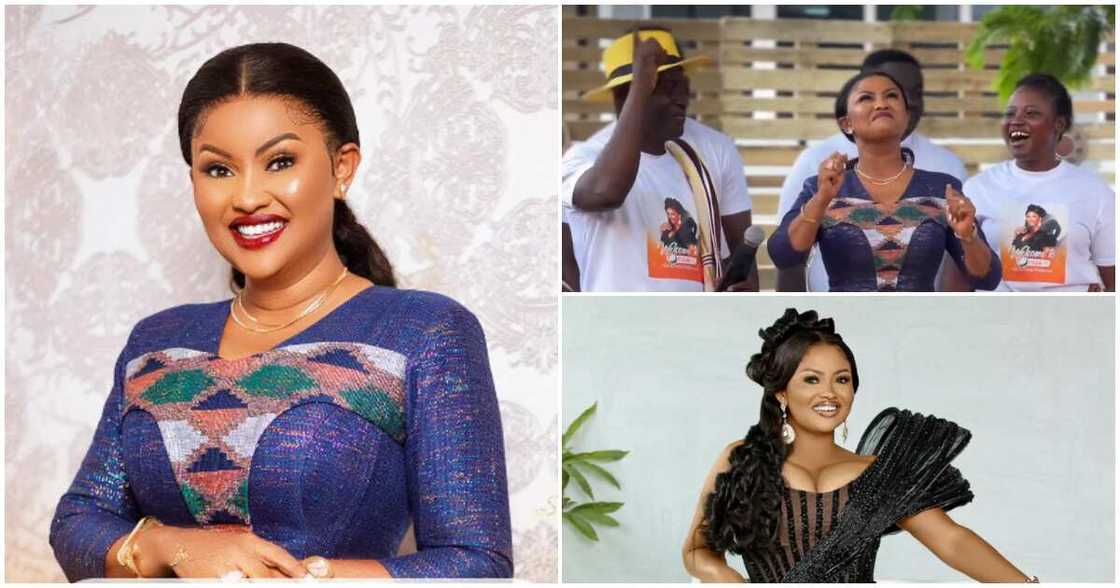 Nana Ama McBrown rocks stunning hairstyle Nana Ama McBrown rocks stunning hairstyle