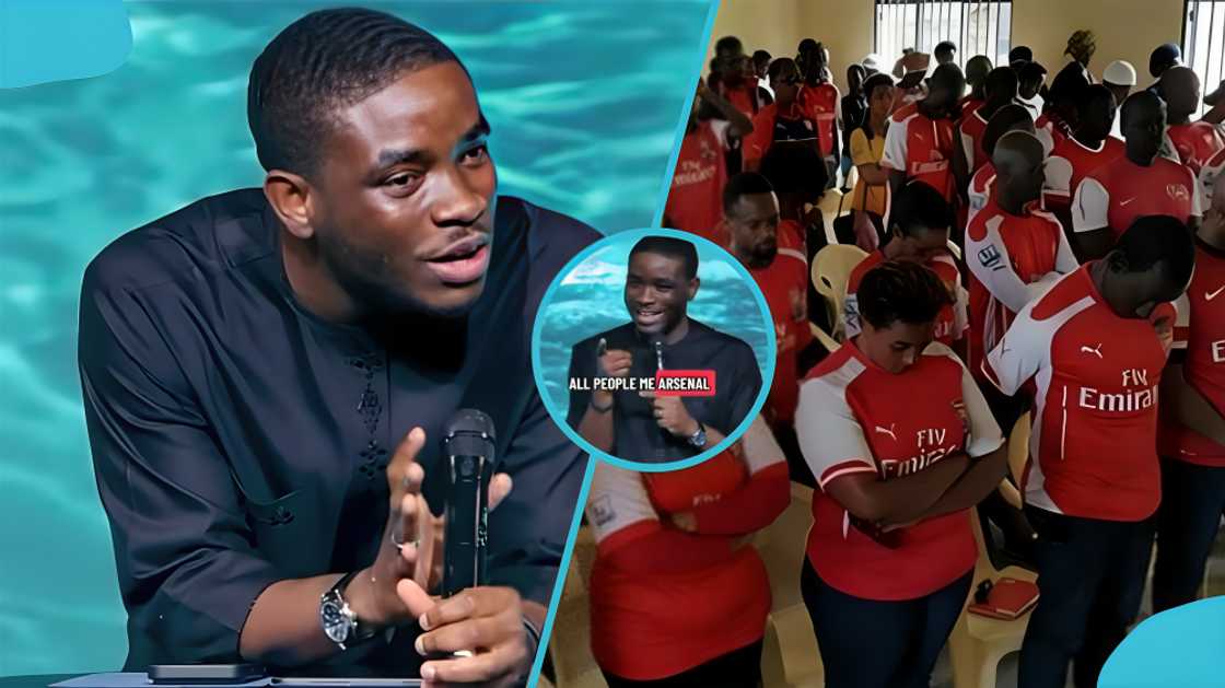 Pastor Dolapo Lawal, Arsenal fans, Nigerian church, football banter, Zoehousehold Global, Premier League champions, football rivalry, Manchester United, Man City loses match Pastor Dolapo Lawal, Arsenal fans, Nigerian church, football banter, Zoehousehold Global, Premier League champions, football rivalry, Manchester United, Man City loses match