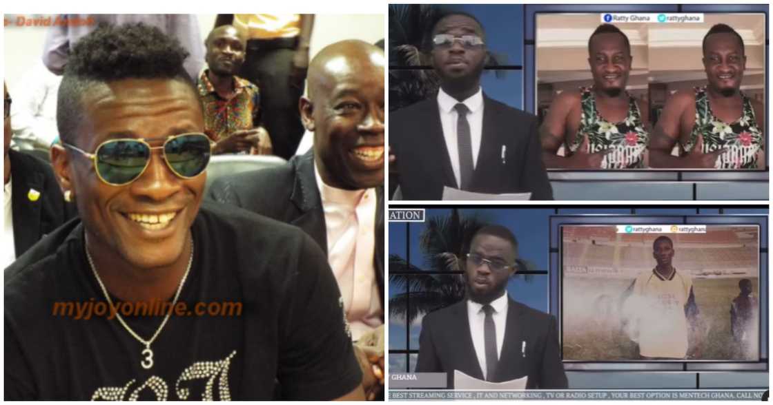 Asamoah Gyan surprised by rapper's talent Asamoah Gyan surprised by rapper's talent