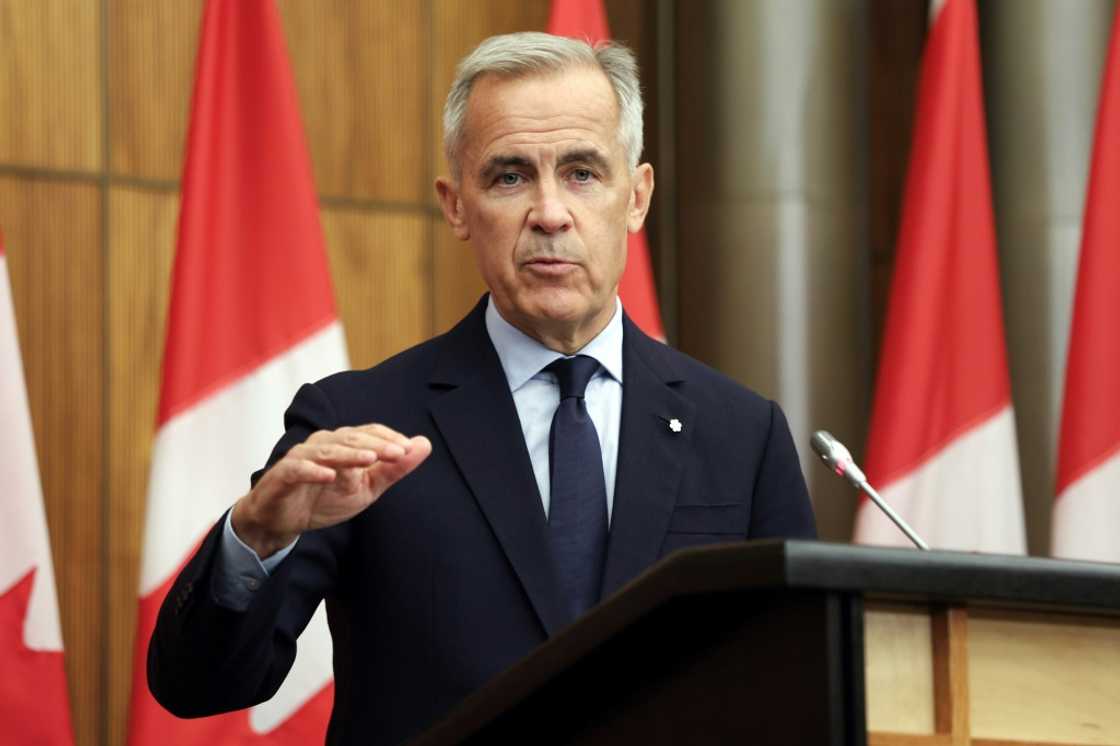 Canadian Prime Minister Mark Carney at a press conference in Ottawa Canadian Prime Minister Mark Carney at a press conference in Ottawa