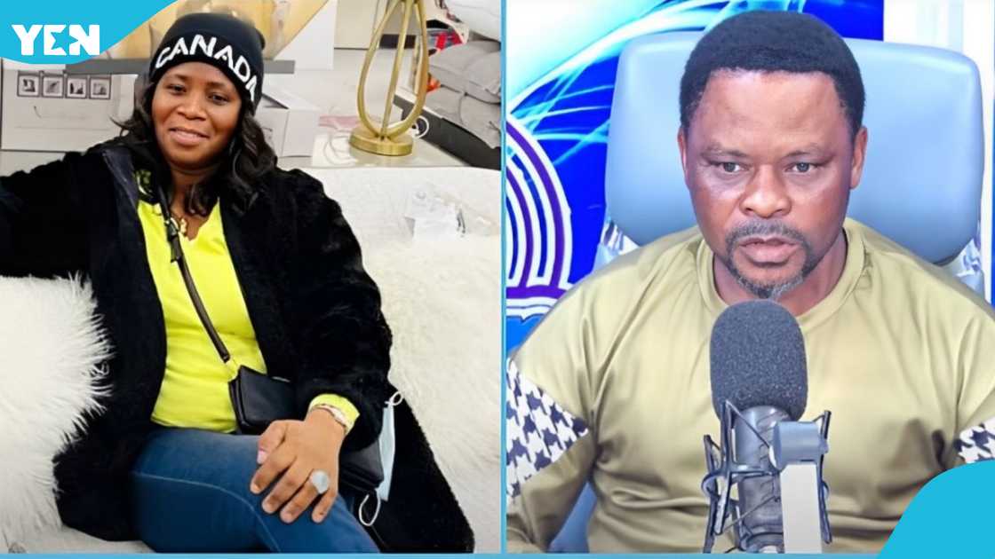 Photo of a Ghanaian lady in Canada and her husband, who now works as a labourer in Ghana Photo of a Ghanaian lady in Canada and her husband, who now works as a labourer in Ghana