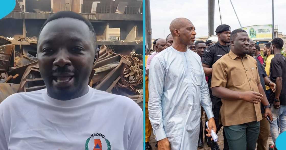 NADMO, Interior Minister, Muntaka Mubarak, Adum PZ market fire, Dr Frank Amoakohene, Ashanti Regional Minister. NADMO, Interior Minister, Muntaka Mubarak, Adum PZ market fire, Dr Frank Amoakohene, Ashanti Regional Minister.