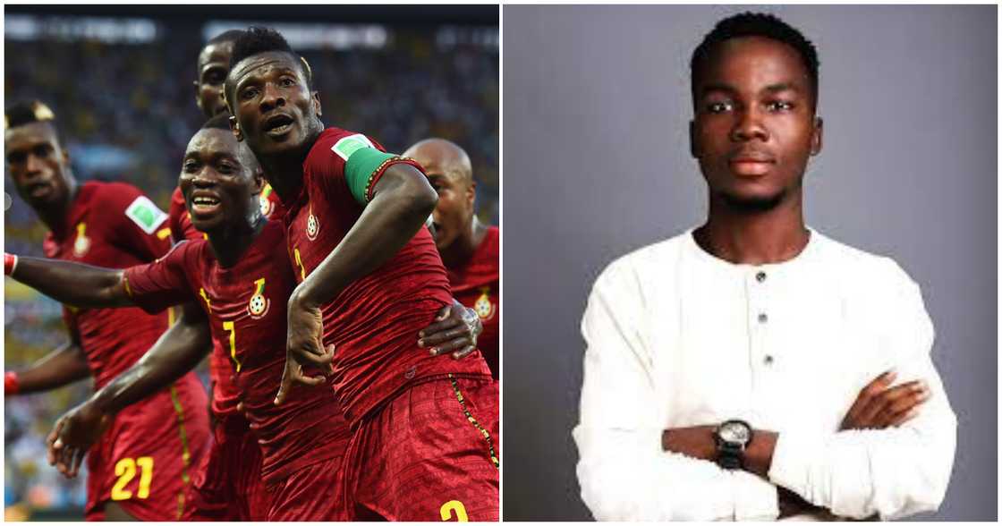 Asamoah Gyan and Christian Atsu during a game (left) and Bongo Ideas (left) Asamoah Gyan and Christian Atsu during a game (left) and Bongo Ideas (left)