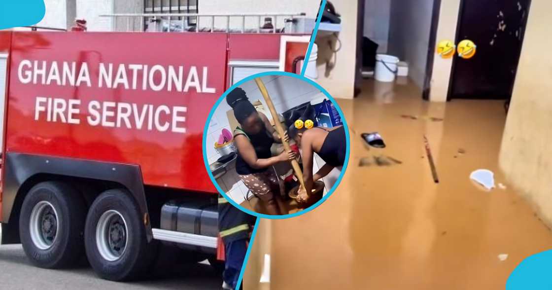 Ghana fire officer, floodwaters, pounding fufu, women in ghana, ghana, flood, ghana flood, ghana flood 2025 Ghana fire officer, floodwaters, pounding fufu, women in ghana, ghana, flood, ghana flood, ghana flood 2025