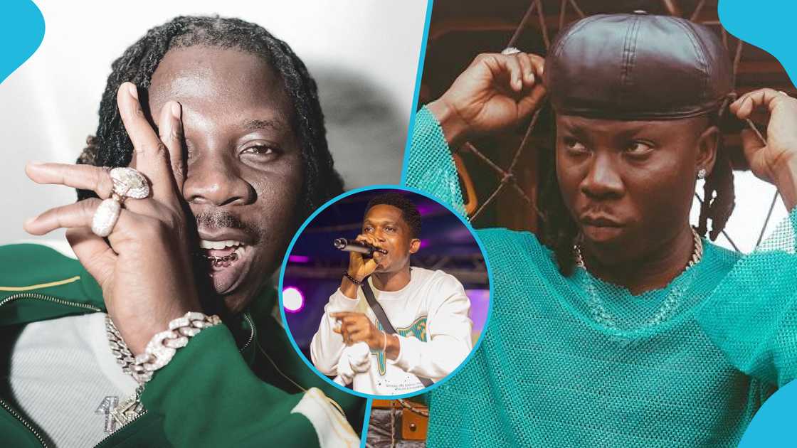 Stonebwoy, Stonebwoy's Jejereje song, Jejereje rendition, Stonebwoy hails upcoming artiste, Stonebwoy and upcoming artiste, Sanaki Worldwide Stonebwoy, Stonebwoy's Jejereje song, Jejereje rendition, Stonebwoy hails upcoming artiste, Stonebwoy and upcoming artiste, Sanaki Worldwide