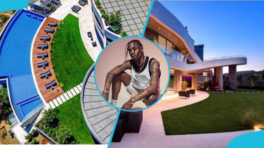 Travis Scott's house in Brentwood, Los Angeles, California.