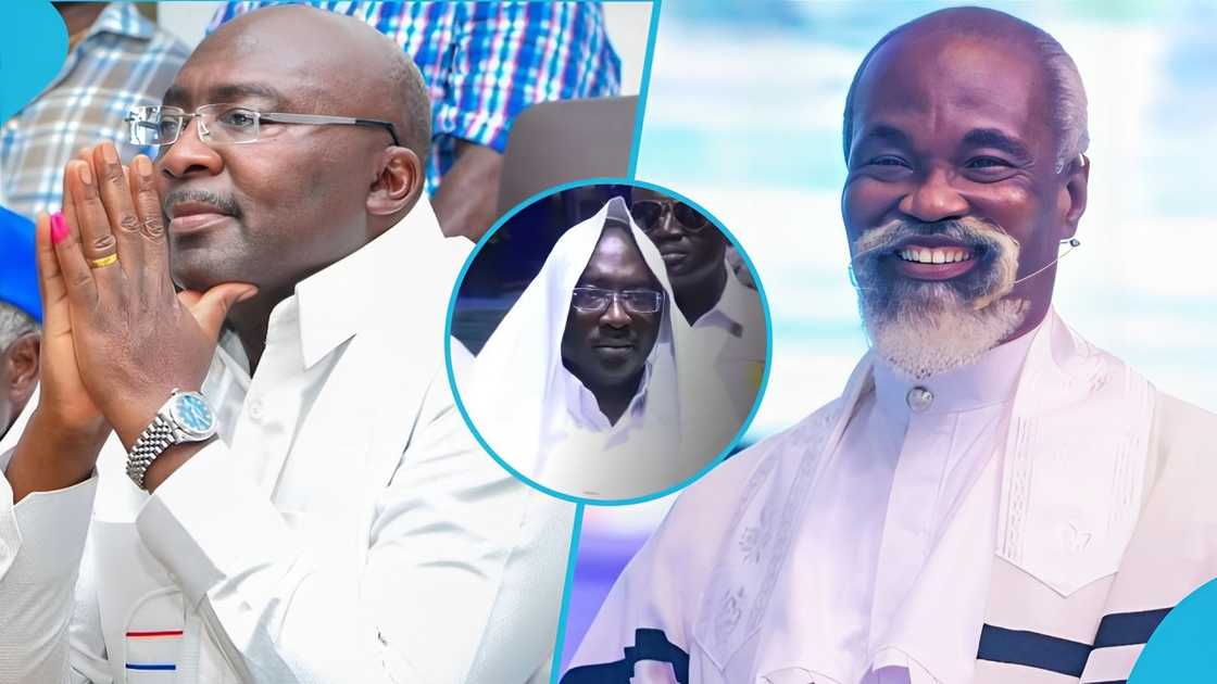 Dr Bawumia, Prophet Stephen Adom Kyei-Duah, Stephen Adom Kyei-Duah's Church, Dr Bawumia in church, Dr Bawumia Visits Prophet Stephen Adom Kyei-Duah, 2024 elections