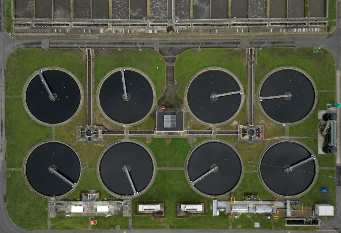 A sewage treatment plant for London supplier Thames Water, one of the firms hit by the bonus ban