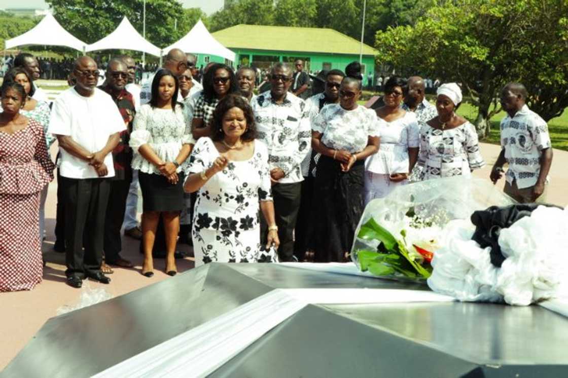 Touching photos drop from Atta Mills 7 year anniversary celebration Touching photos drop from Atta Mills 7 year anniversary celebration