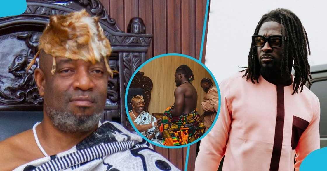 Brian Asamoah, Ga Mantse, King Tackie Teiko Tsuru II, NFL star, American Football Brian Asamoah, Ga Mantse, King Tackie Teiko Tsuru II, NFL star, American Football