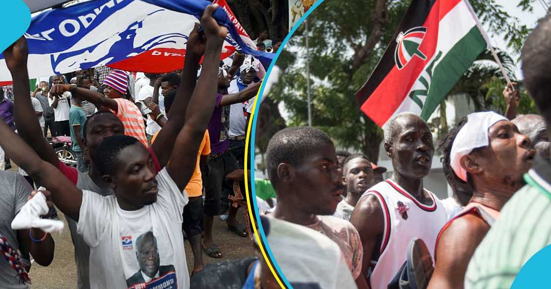 NDC and NPP supporters clash