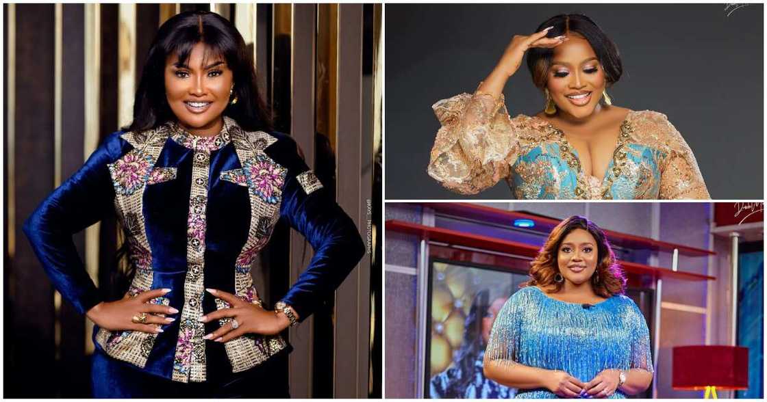 Nana Ama McBrown and MzGee Nana Ama McBrown and MzGee