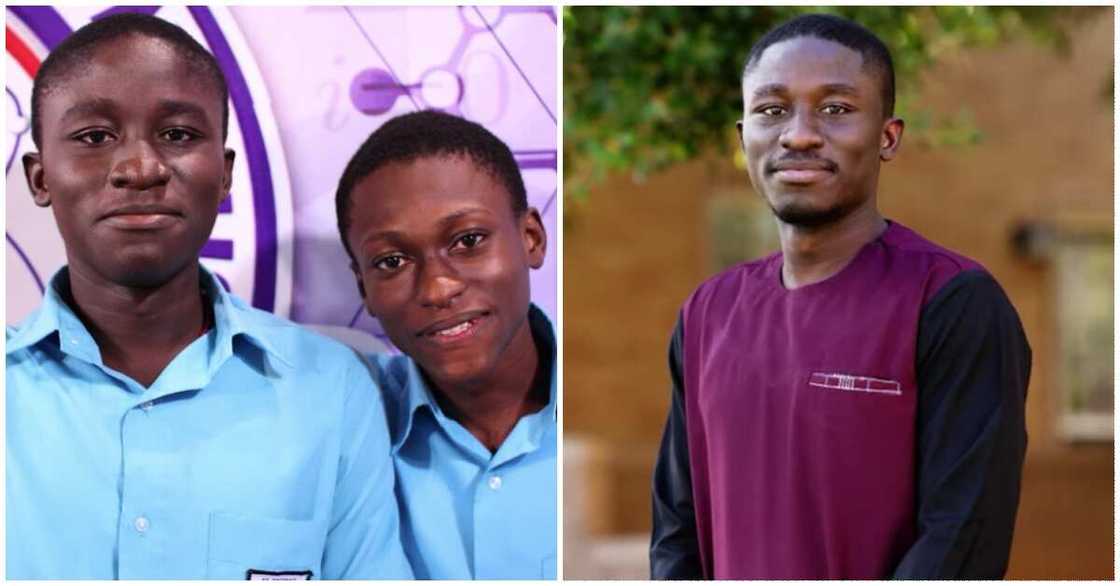 Photo of Christopher Anamalia at NSMQ and as an engineer at Apple Photo of Christopher Anamalia at NSMQ and as an engineer at Apple