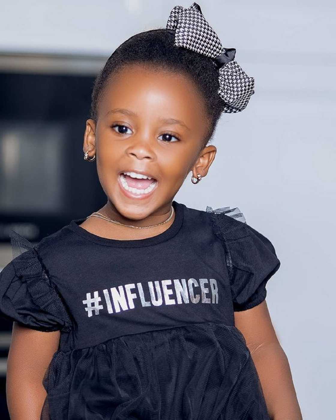 Baby Maxin: McBrown’s Daughter Surprises fans with her Adult Poses in 7 Photos at age 2