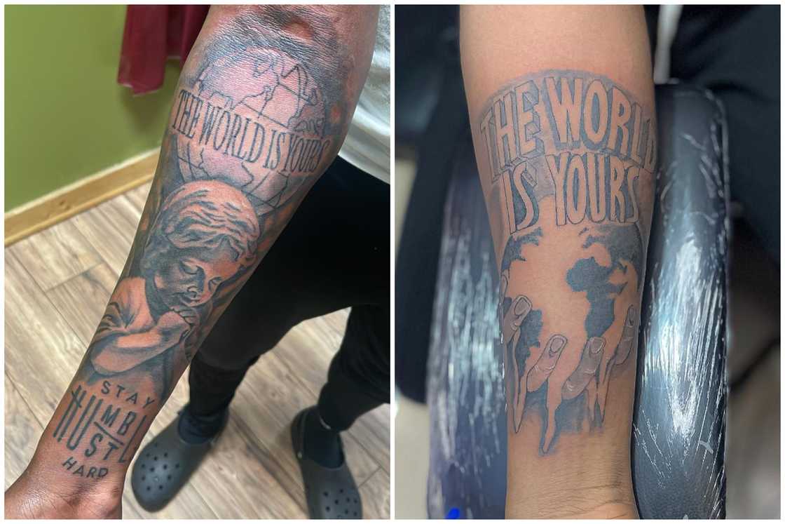 The world is yours tattoo