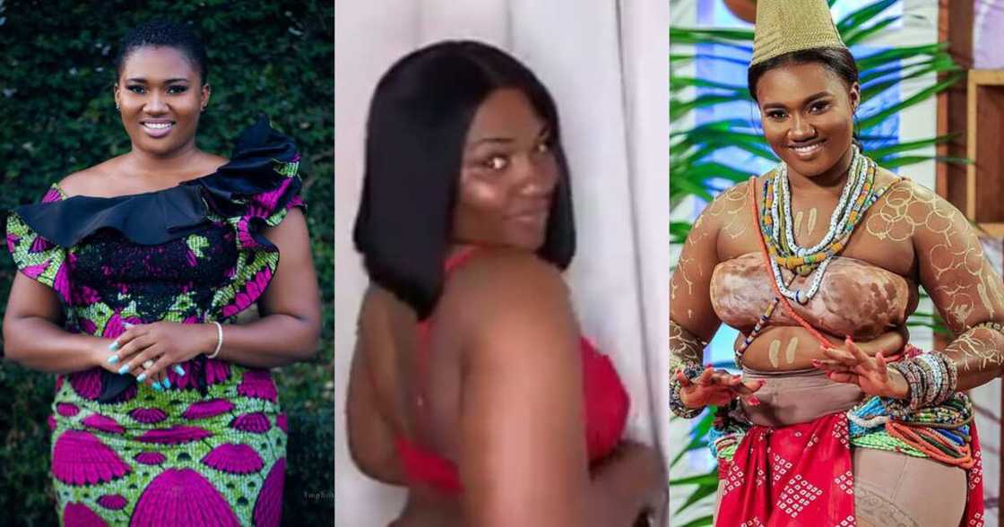 Abena Korkor 'sacked' from TV station over red lingerie video; cries like a baby Abena Korkor 'sacked' from TV station over red lingerie video; cries like a baby