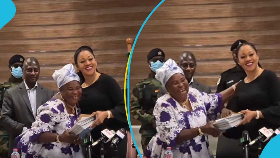 Akua Donkor Dances after filing nomination forms