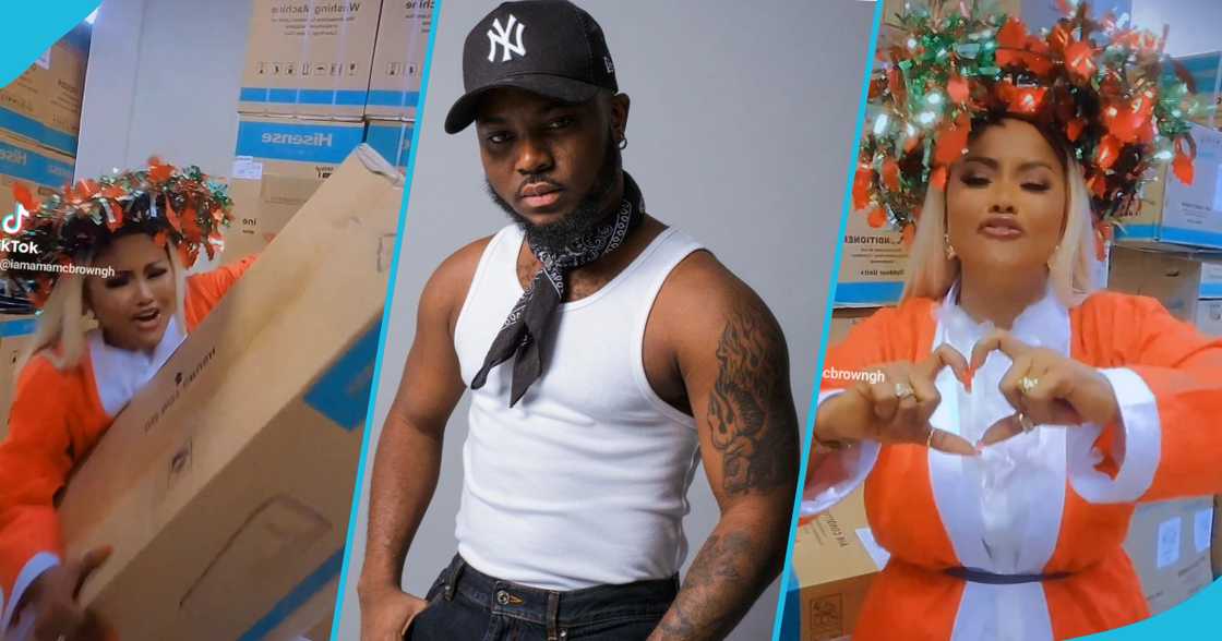 Nana Ama McBrown and King Promise in photos Nana Ama McBrown and King Promise in photos