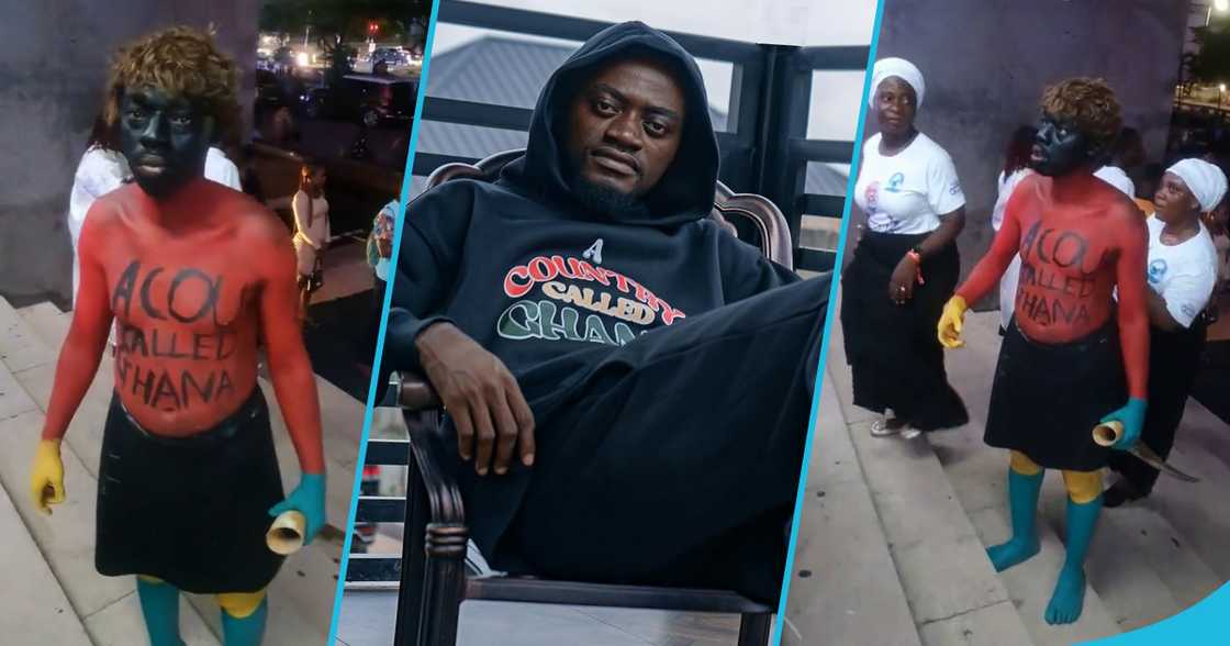 Lil Win and a staunch fan at his movie premiere Lil Win and a staunch fan at his movie premiere