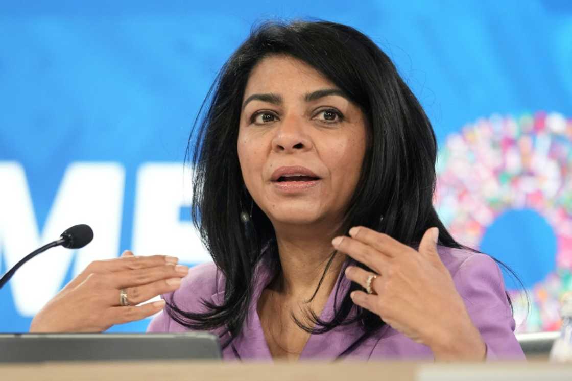 Era Dabla-Norris, the deputy director of the IMF Fiscal Affairs Department, seen in April 2025, called on European leaders to do more with public spending to boost economic growth