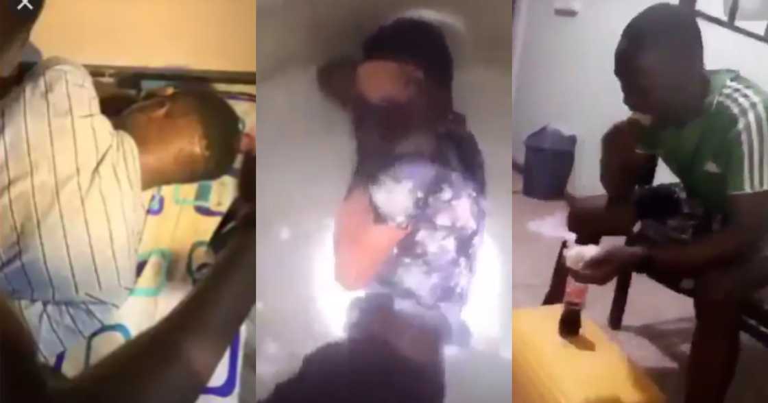 Odo ti akoma: 4 videos of fresh boys shedding uncontrollable tears after broken heart